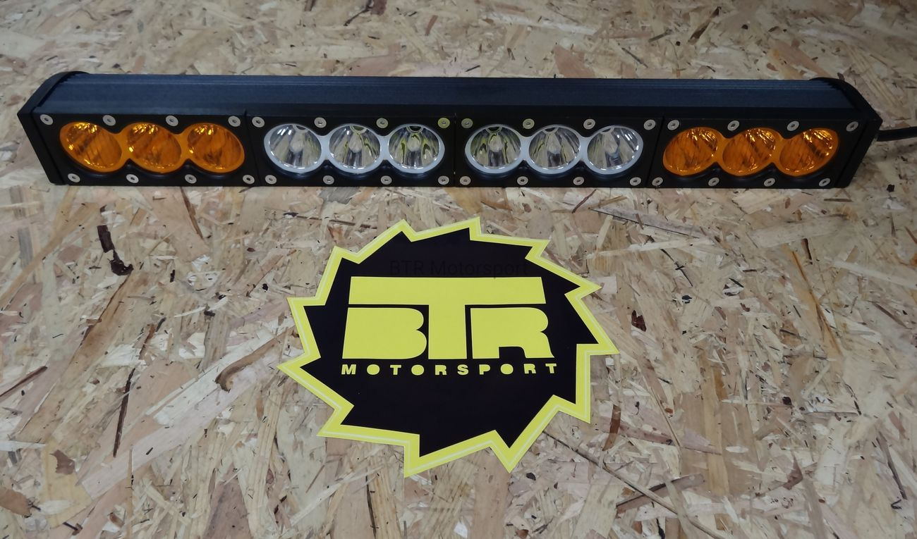 Светодиодная балка 120w прямая дальний+противотуманные