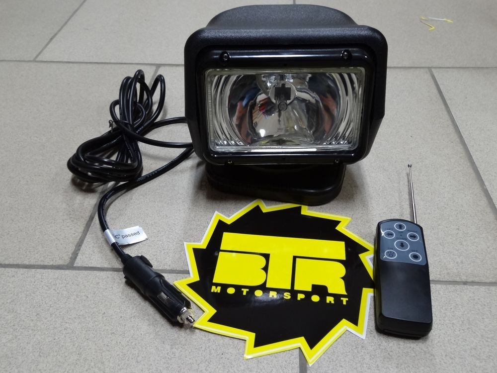 Фароискатель на радиоуправлении, 12V, ксенон 55w, черный