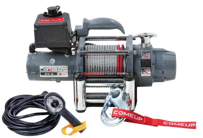 Лебедка COME UP DV-6 std 12V со стандартным барабаном (EAC)